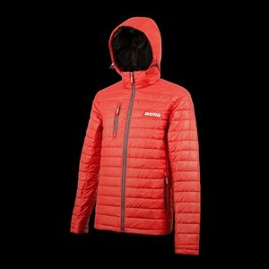 Motul Touch Red Hooded Puffer Jacket XS Lightweight Insulated Racing Motorsport